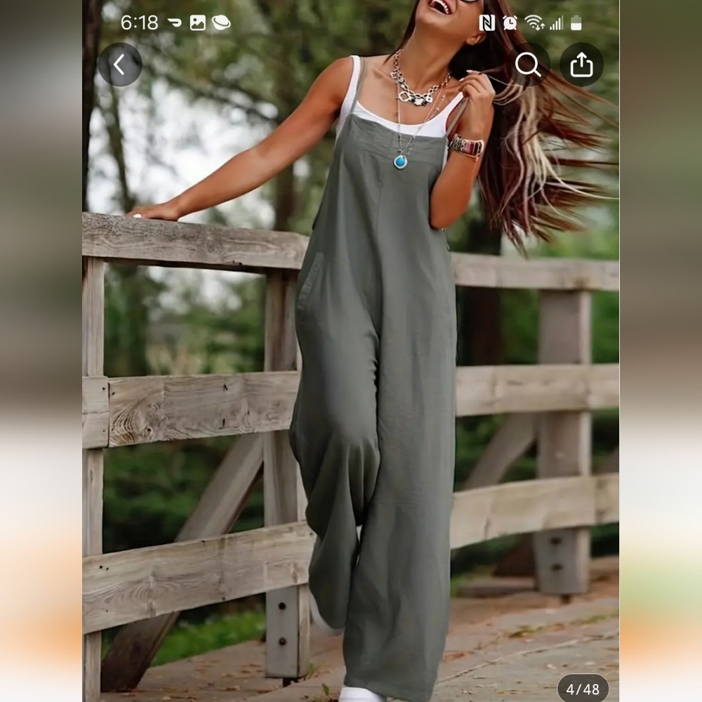 Casual Wide-Leg Jumpsuit